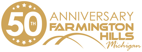 50th Anniversary Logo Farmington Hills