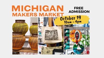 Shop Local Art at the Michigan Makers Market at   The Hawk in Farmington Hills Oct. 19